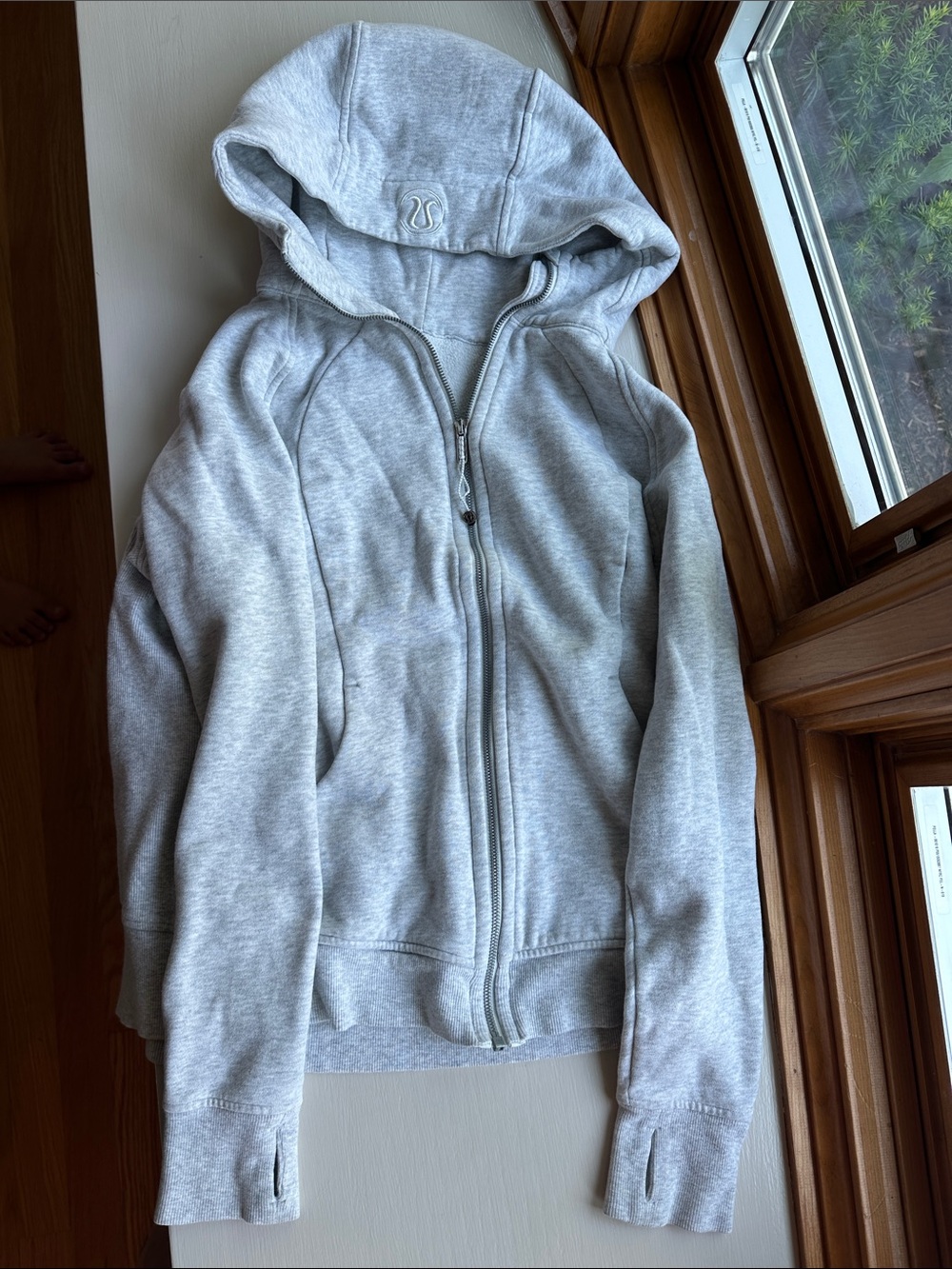 lululemon athletica Light Gray women’s ' Full-Zip Hooded Jacket